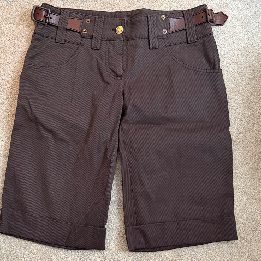 Dolce & Gabbana Dark Brown Women's Shorts